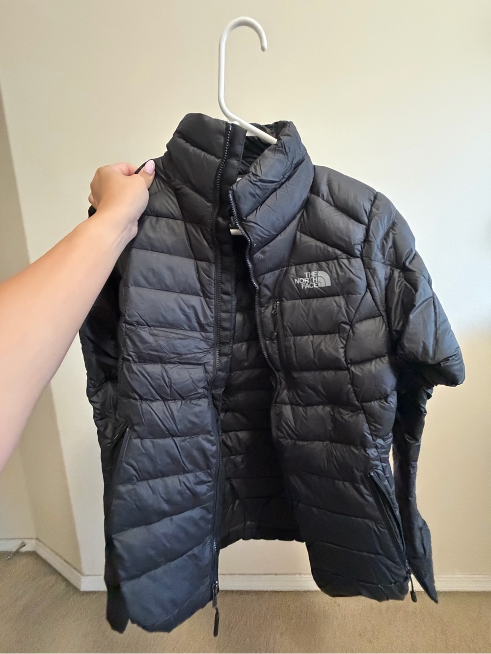 The North Face Women's Black Quilted Packable Puffer Coat